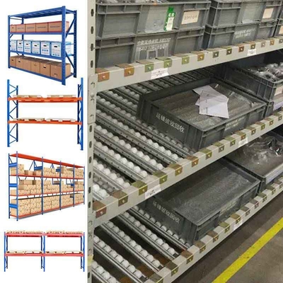 ODM Sliding Warehouse Racks Steel Q235B Storage Rack With Rollers