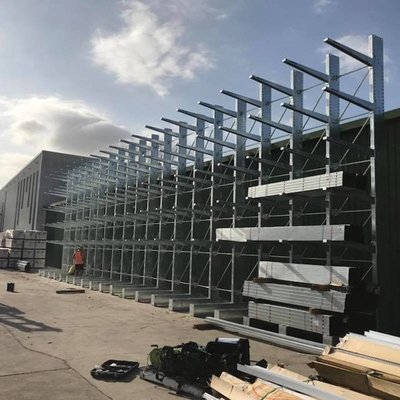 Q235B Cantilever Racking System 8m Auto Industrial Cantilever Shelving