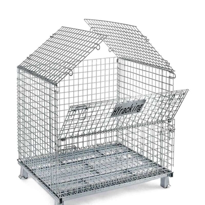 SGS Supermarket Wire Mesh Security Cage 0.8 Tons Heavy Duty Wire Container