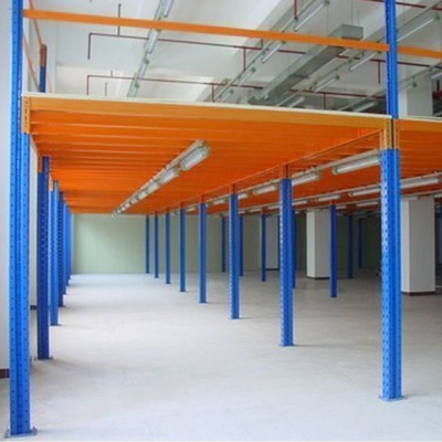 3 Tiers Mezzanine Racking System Plywood Board Storage Mezzanine Platforms