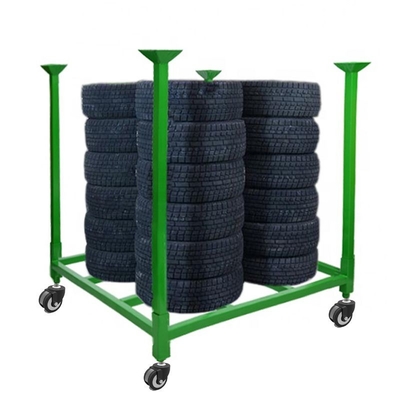 SGS Green Stackable Tire Rack 2000kg