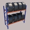 ISO 5000kgs Stainless Steel Shelves With Wheels Motorcycle Tire Rack
