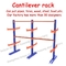 3000kg Double Sided Cantilever Rack 1000mm Cantilever Rack Shelf