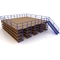 Q235 Mezzanine Storage Rack 2000kg Steel Metal Mezzanine Flooring
